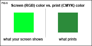 RGB vs CMYK colors