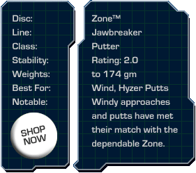 Jawbreaker Zone Putter From Discraft